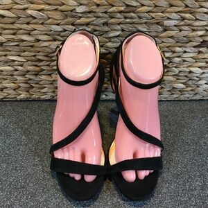 Jessica Simpson “Rayli” Black Velvet Heels